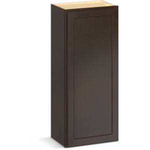 RELIABILT Parkstone II Wall Cabinet, Espresso Stained, 18" W, 1 Door, Fully Assembled - 641387 | Lowe's Pro Supply
